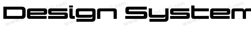 Design System D W01 900R字体转换